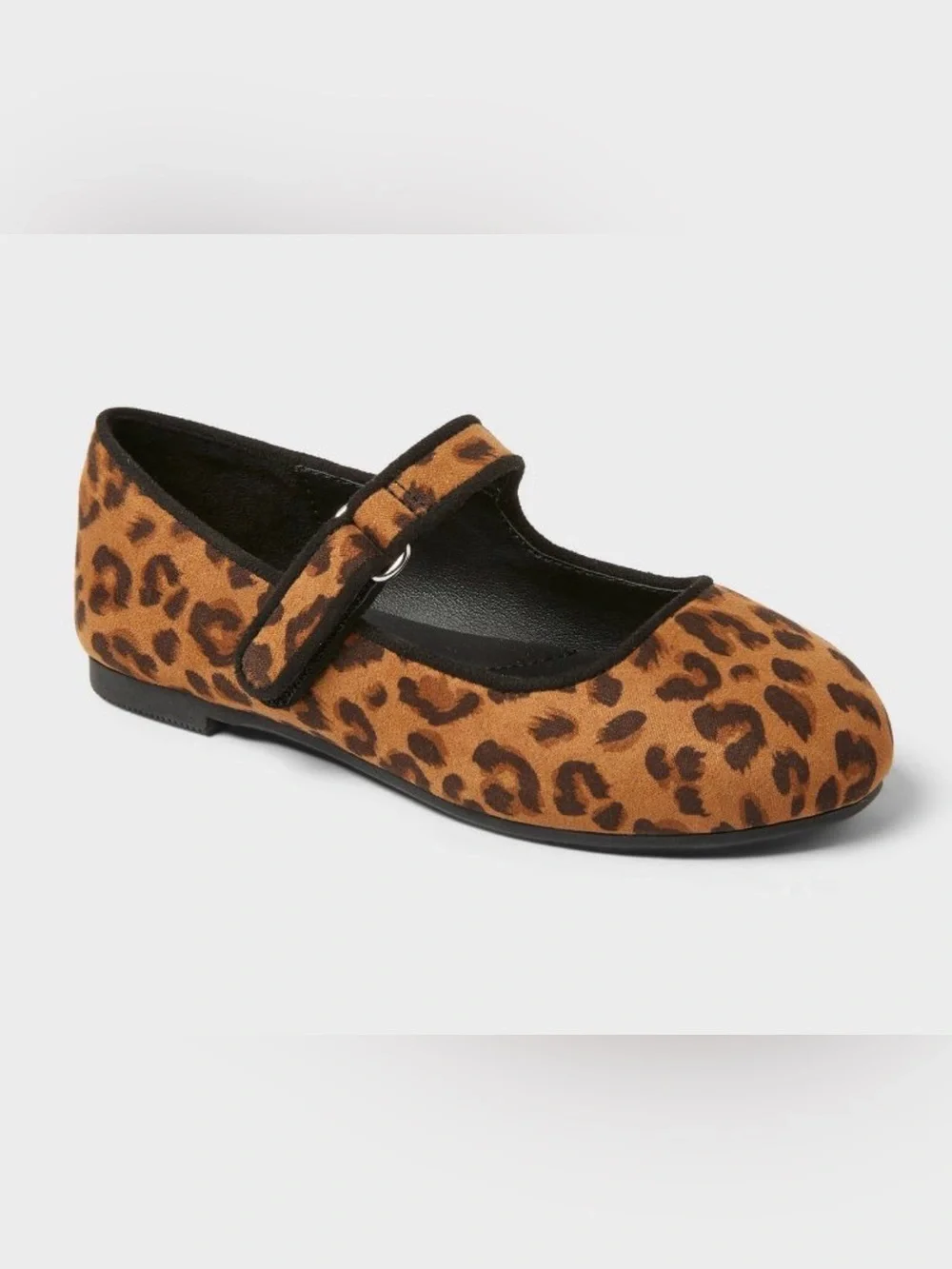 Toddler Addy Ballet Flats Cat & Jack Adjustable Hook & Loop Strap 5T or 10T NWT